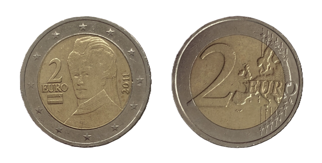  1.1 - 2 Euro Österreich - 2011 - Umlaufmünze - Bertha von Suttner -   