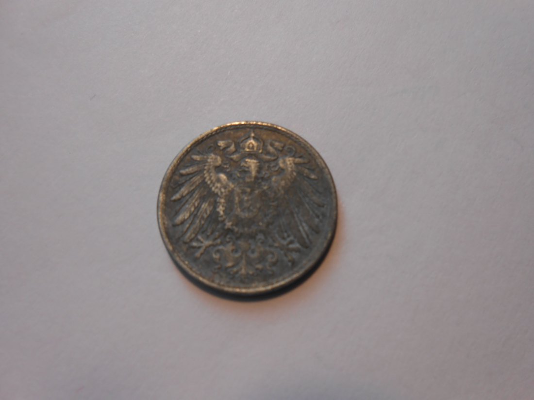  C48.°° Deutsches Kaiserreich, Ersatzmünze 1. Weltkrieg, 10 Pfennig 1922   