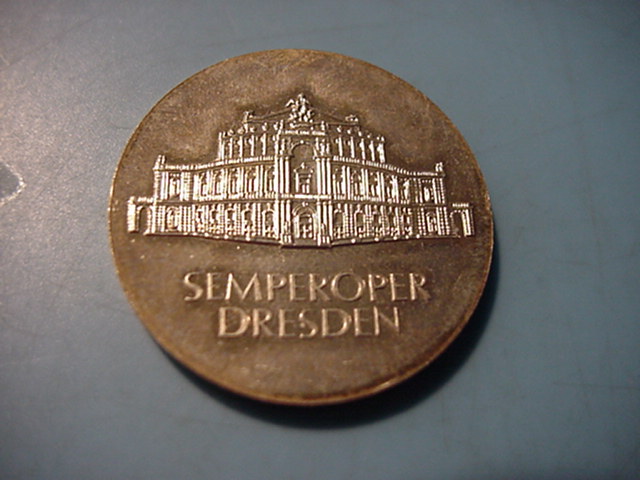DDR 10 Mark Wiedereröffnung der Semperoper 1985