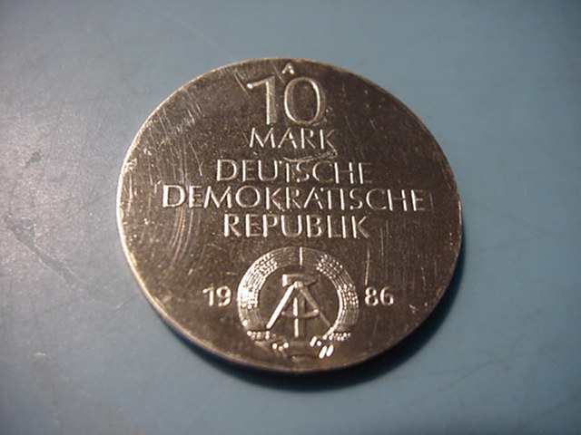  DDR 10 Mark Zum275jährigen Bestehen der Charite 1986   