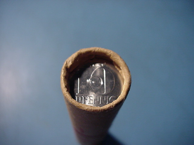  DDR Originalrolle 50 x 10 Pfennig 1988   