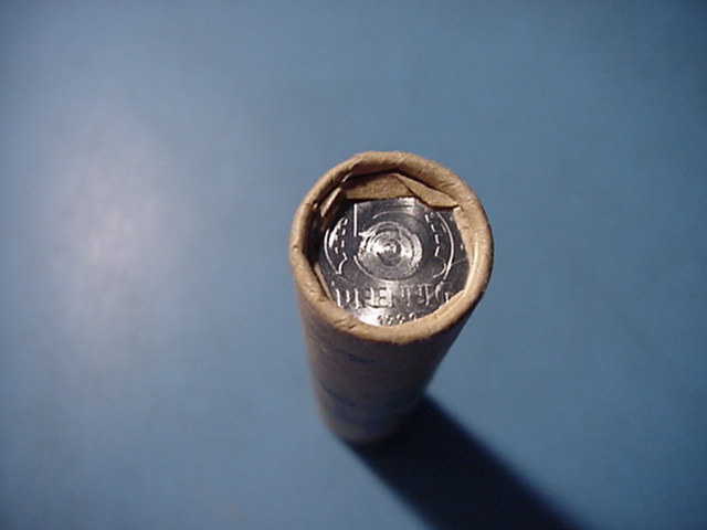  DDR Originalrolle 50 x 5 Pfennig 1988   