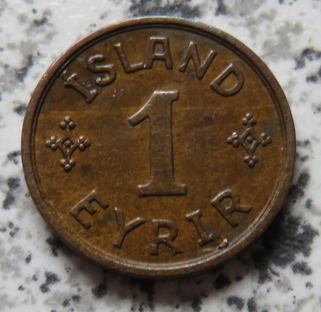  Island 1 Eyrir 1938   