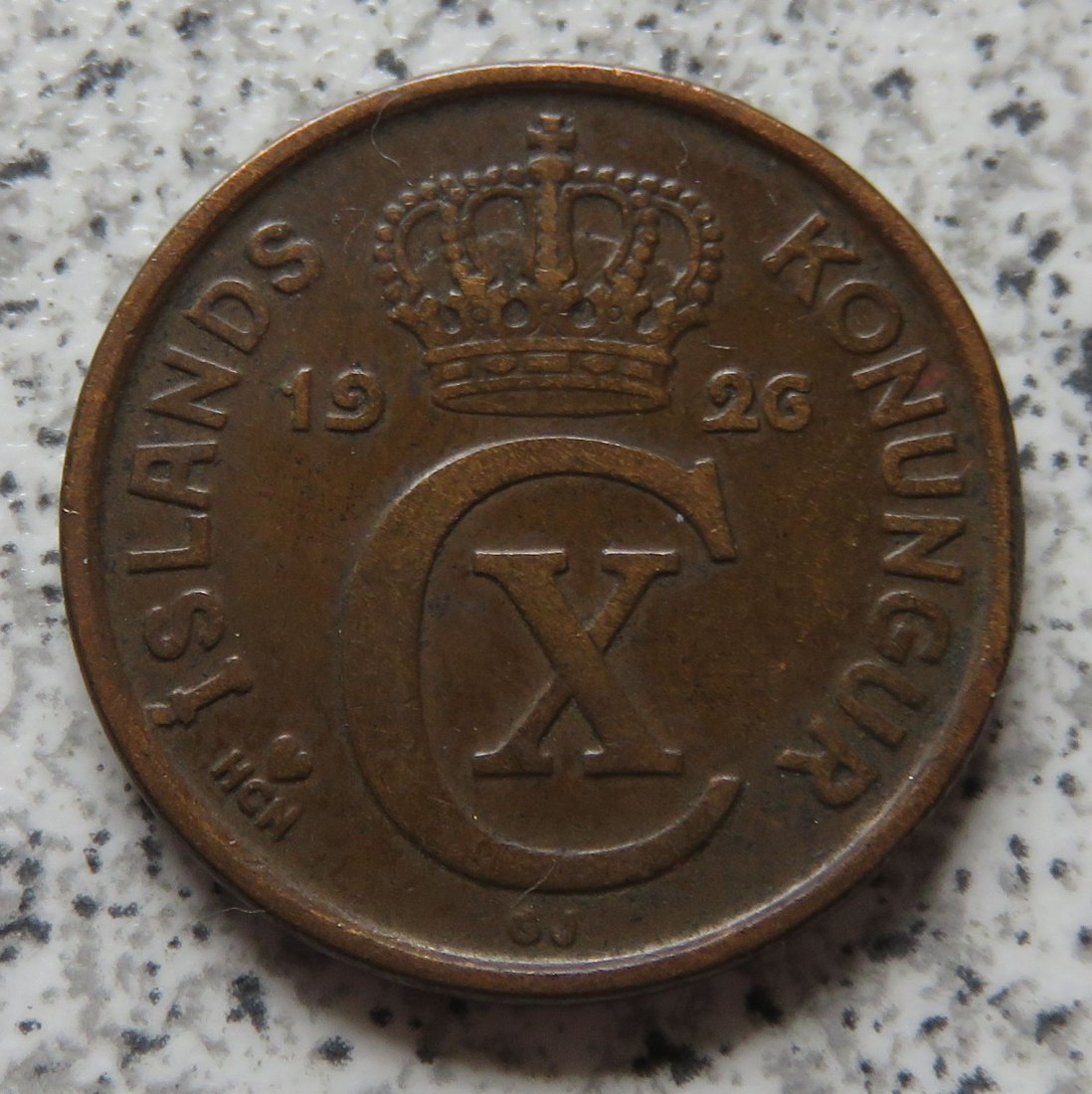  Island 5 Aurar 1926   