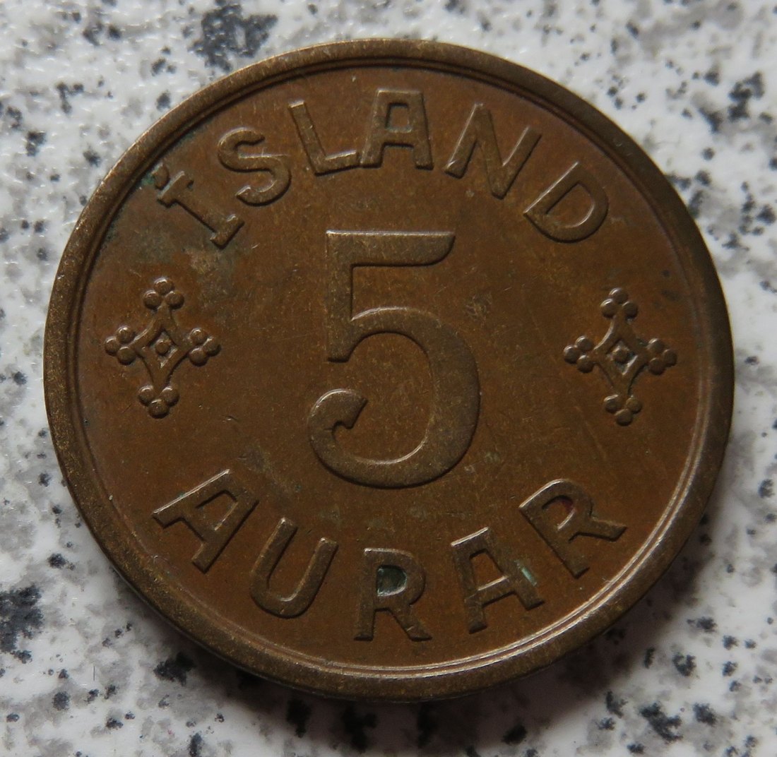  Island 5 Aurar 1931   