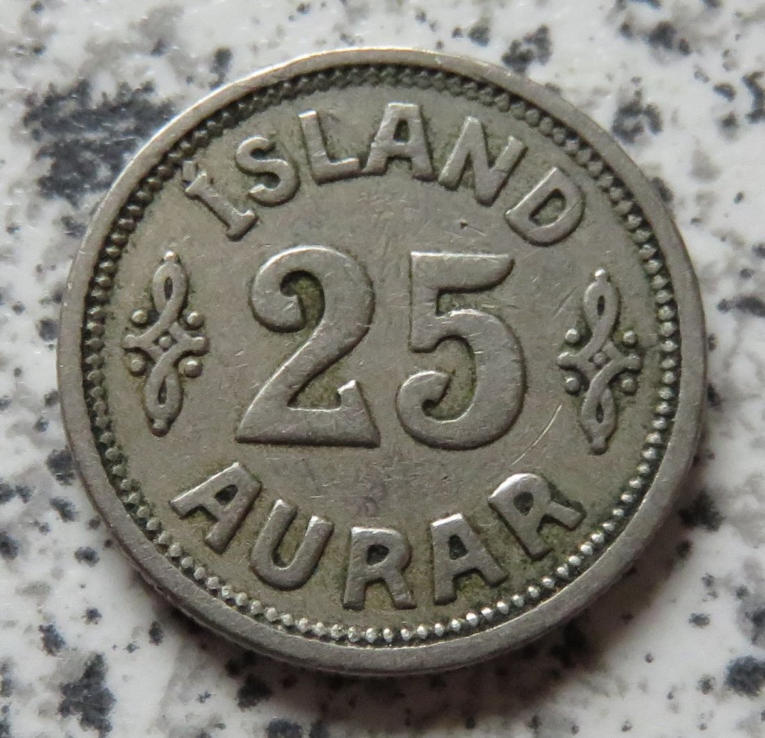  Island 25 Aurar 1922   