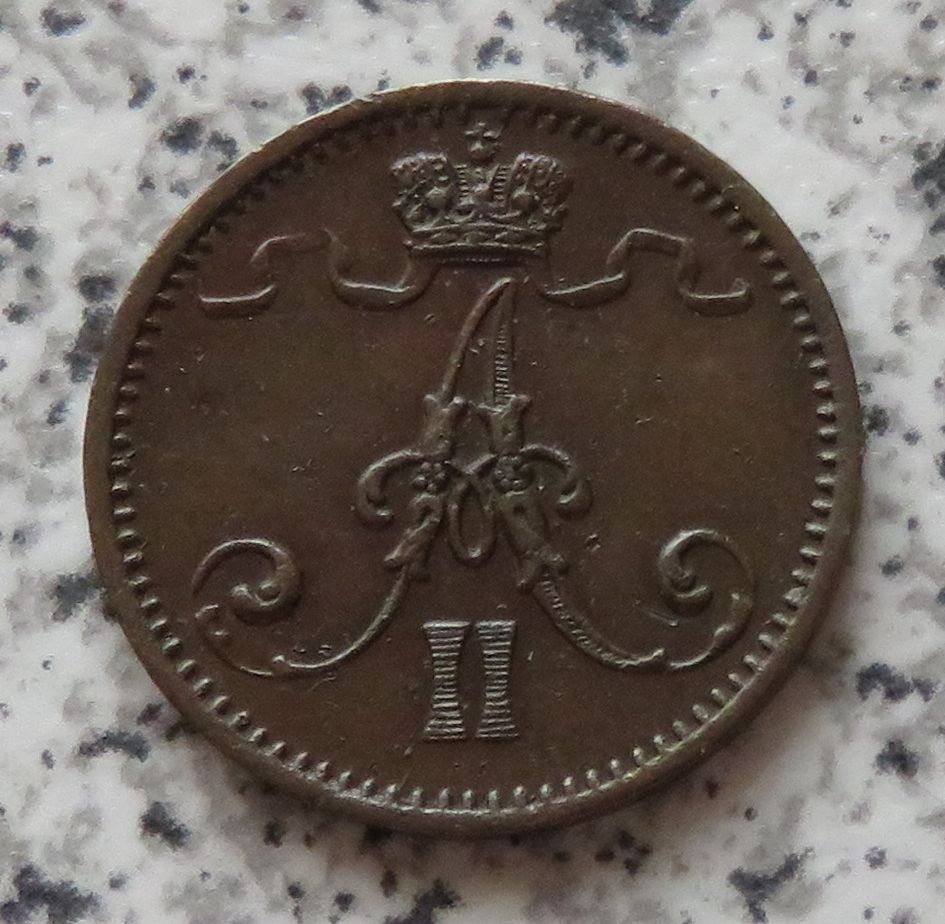 Finnland 1 Penni 1873   