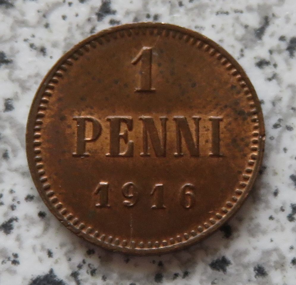  Finnland 1 Penni 1916   