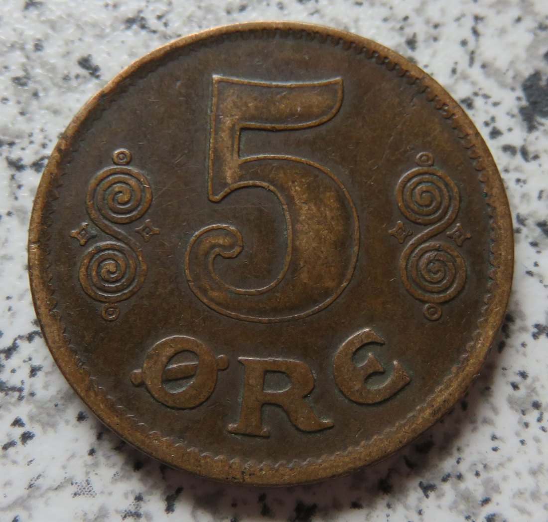  Dänemark 5 Öre 1919 HCN   