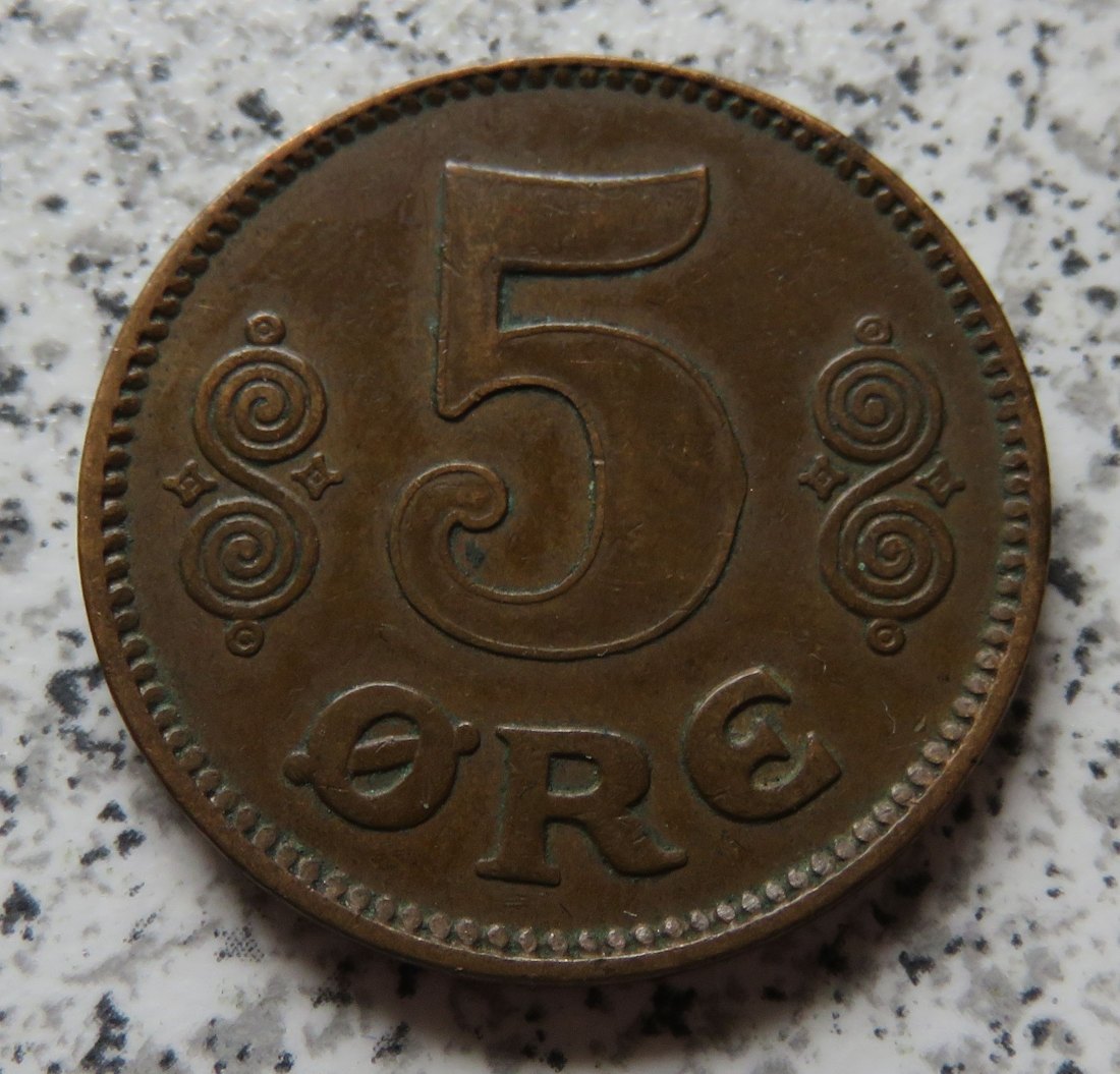  Dänemark 5 Öre 1921 HCN   
