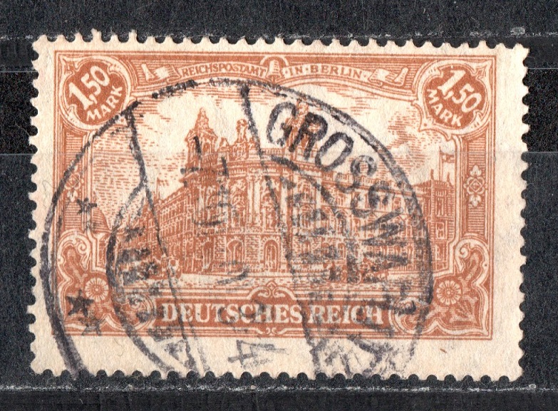Dt. Reich 1920 Mi. 114 Echt gelaufen / siehe scan