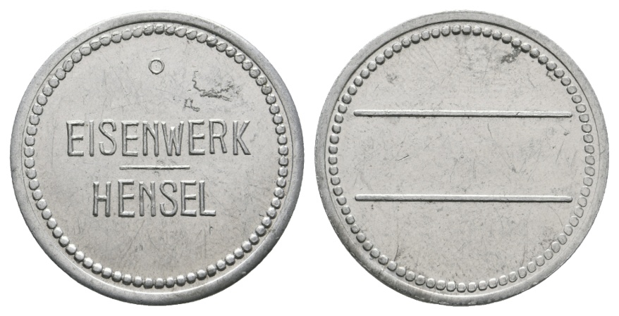  Bayern; Bayreuth; Eisenwerk Hensel; Alu, Ø 27 mm; Menzel -   