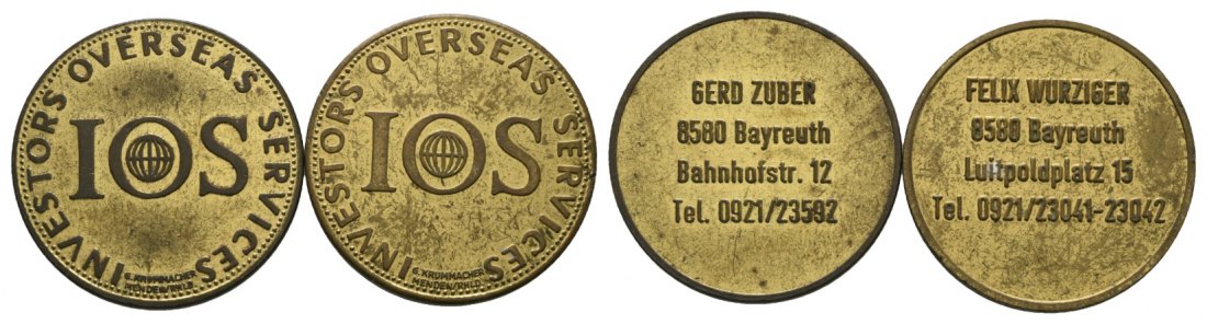  Bayern; Bayreuth; IOS Bayreuth (2 Marken); Menzel -   