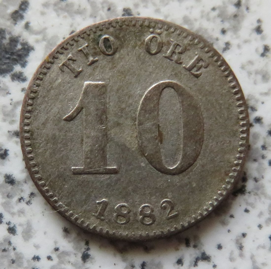  Schweden 10 Öre 1882   