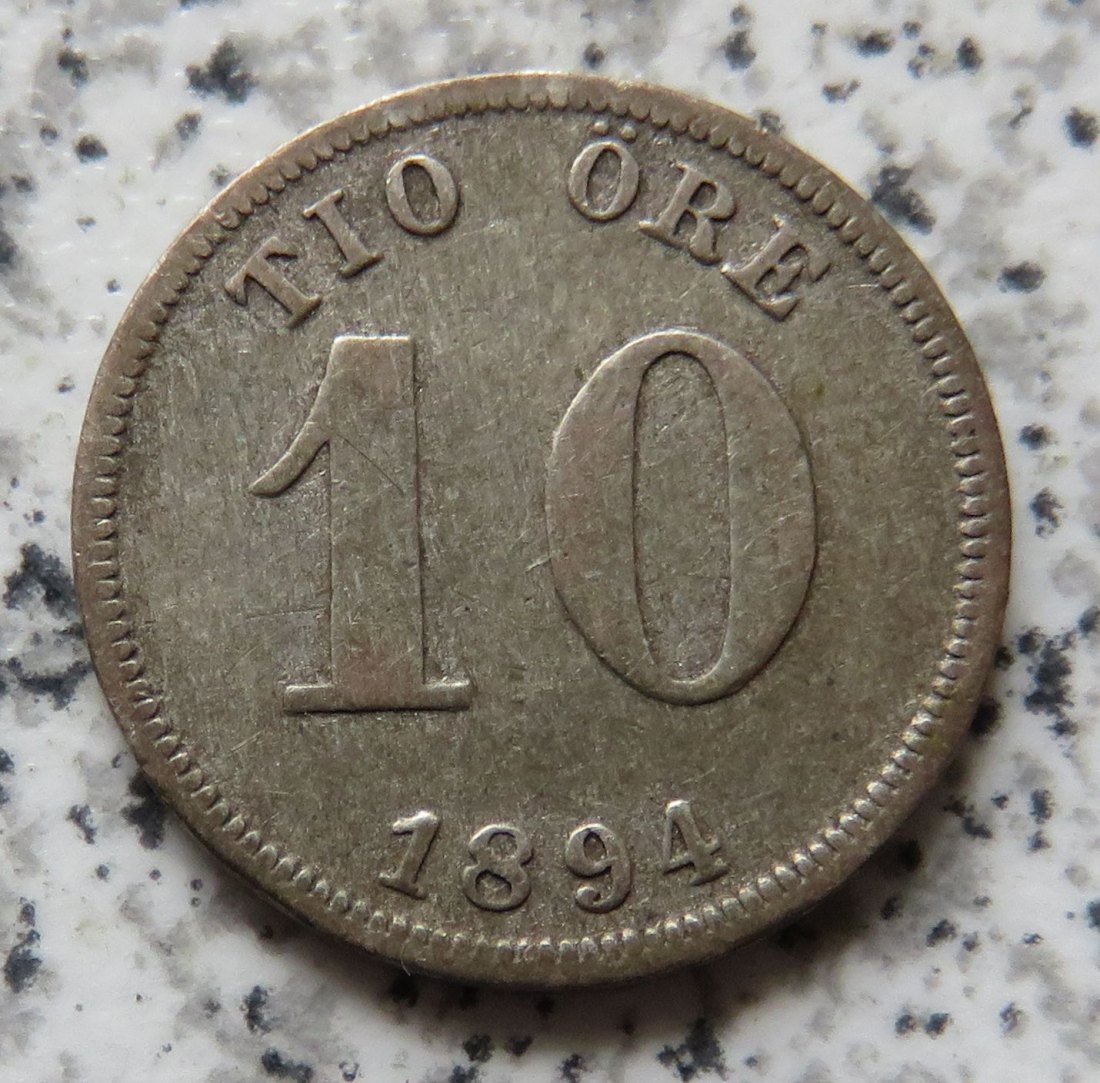  Schweden 10 Öre 1894   