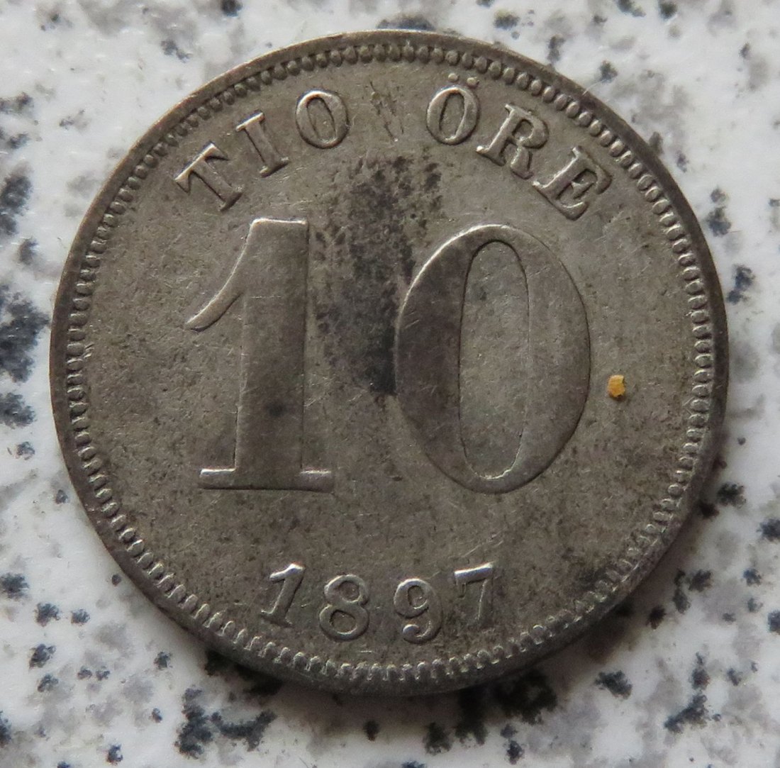  Schweden 10 Öre 1897   