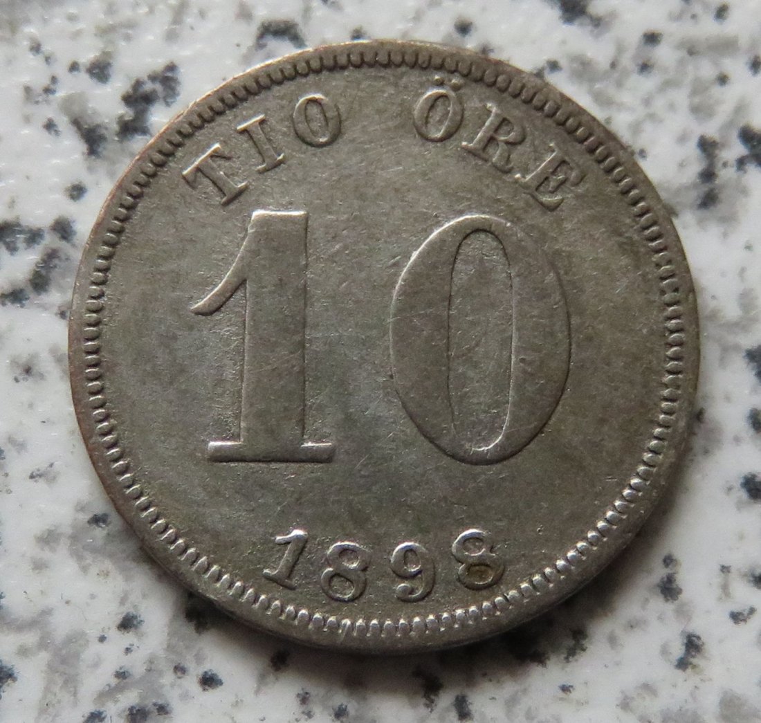  Schweden 10 Öre 1898   