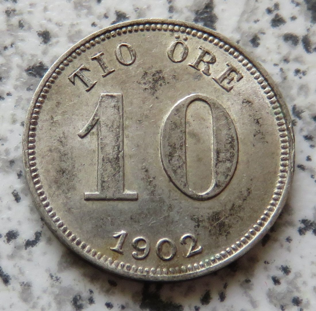  Schweden 10 Öre 1902   