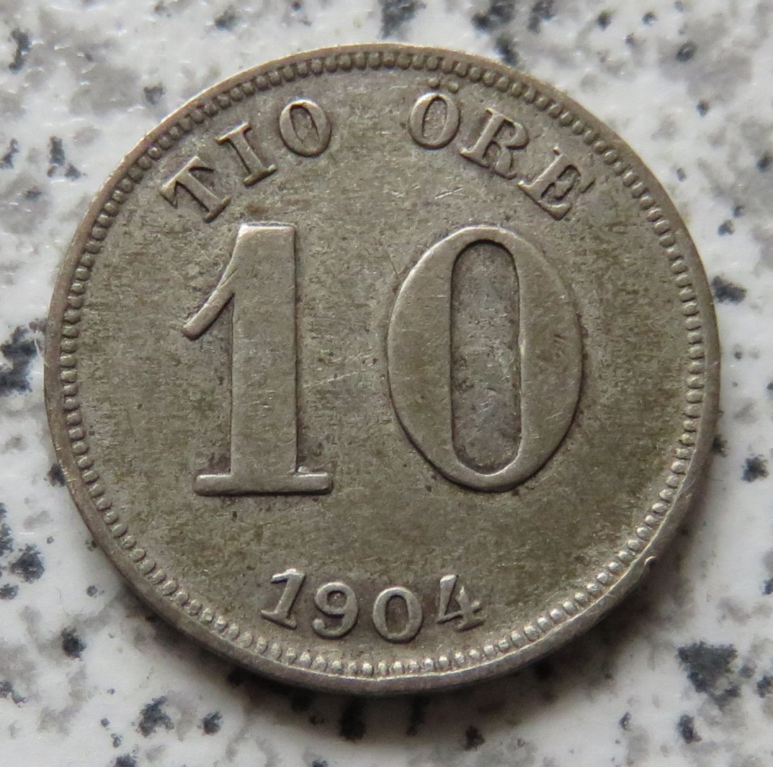  Schweden 10 Öre 1904   