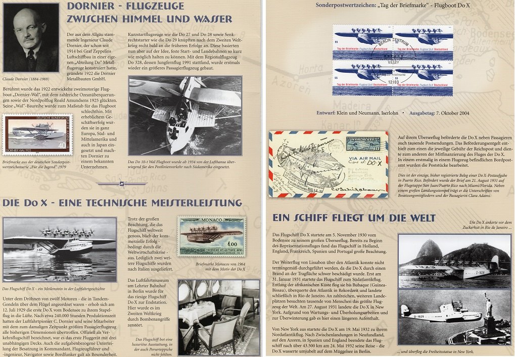  BRD 2004 DIN A4 Klappfolder Mi.2428 Viererblock + SST./ SELTEN s.scan/ Mi. min. 11,- EUR   