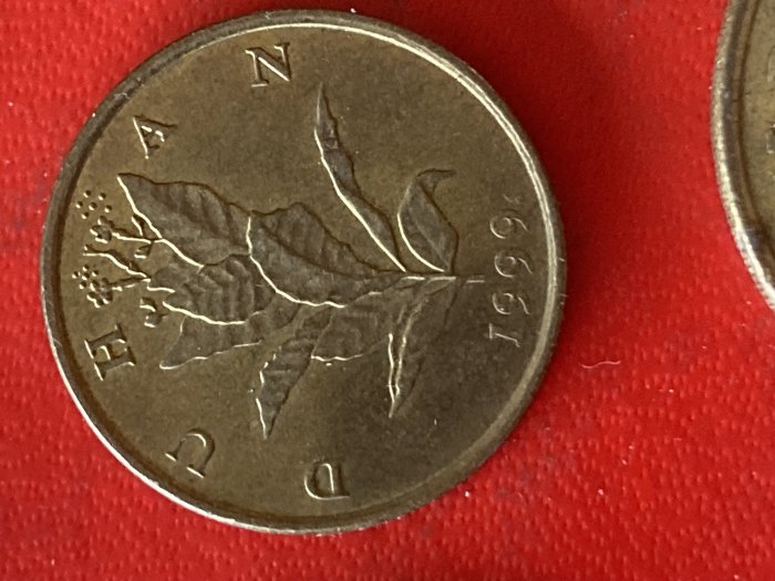  Münze Münzen Umlaufmünze Kroatien 10 Lipa 1999   