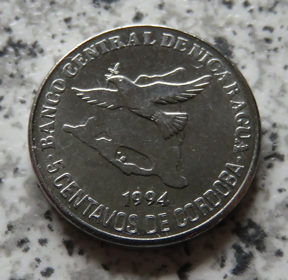  Nicaragua 5 Centavos 1994   
