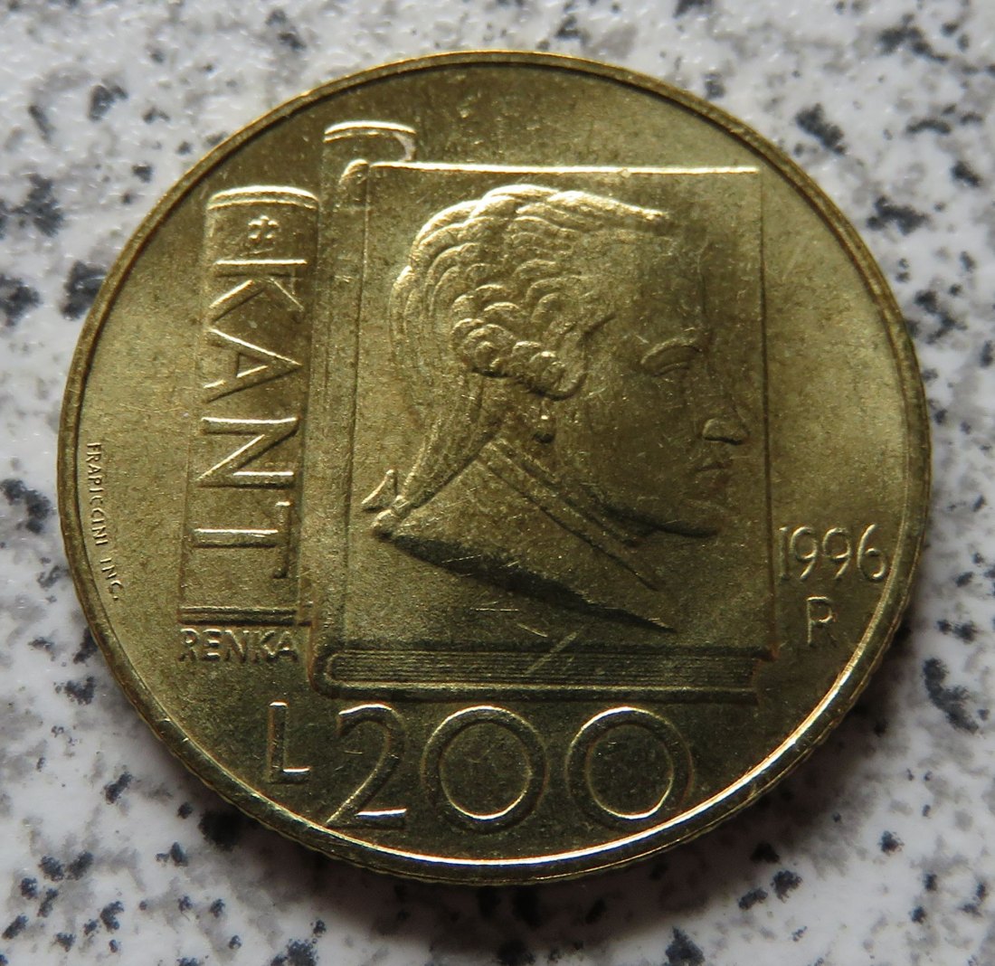  San Marino 200 Lire 1996   