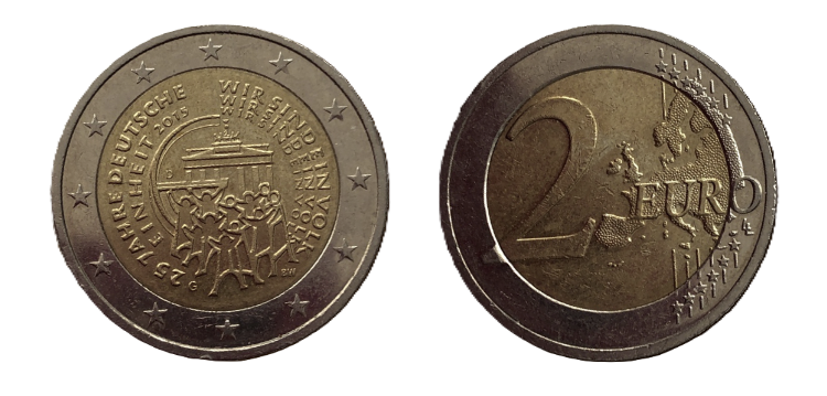  2.1 - 2 Euro Deutschland - 2015 - G - Umlaufmünze - 25 Jahre Wiedervereinigung   