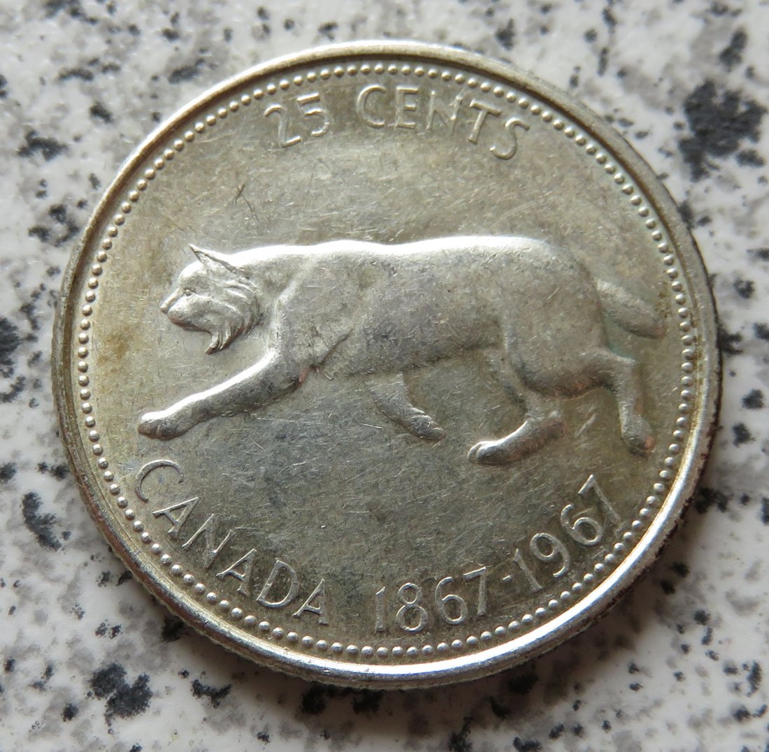  Canada 25 Cents 1967   