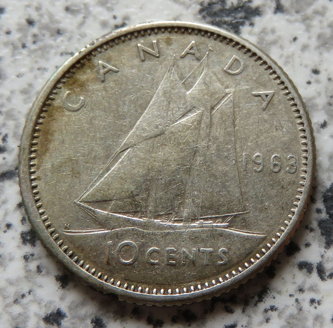  Canada 10 Cents 1963   