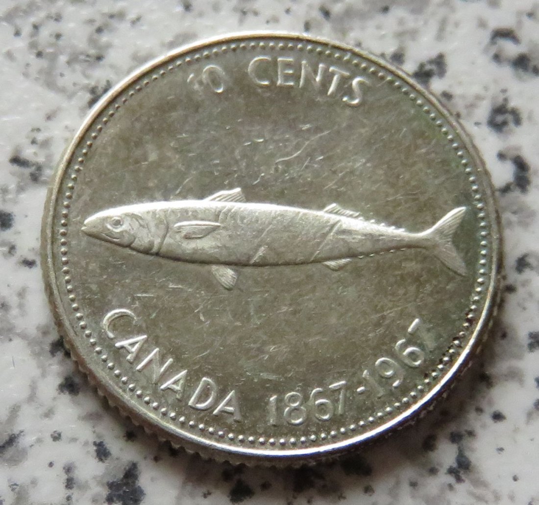  Canada 10 Cents 1967   