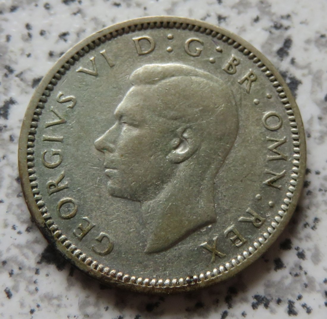  Großbritannien 6 Pence 1946   