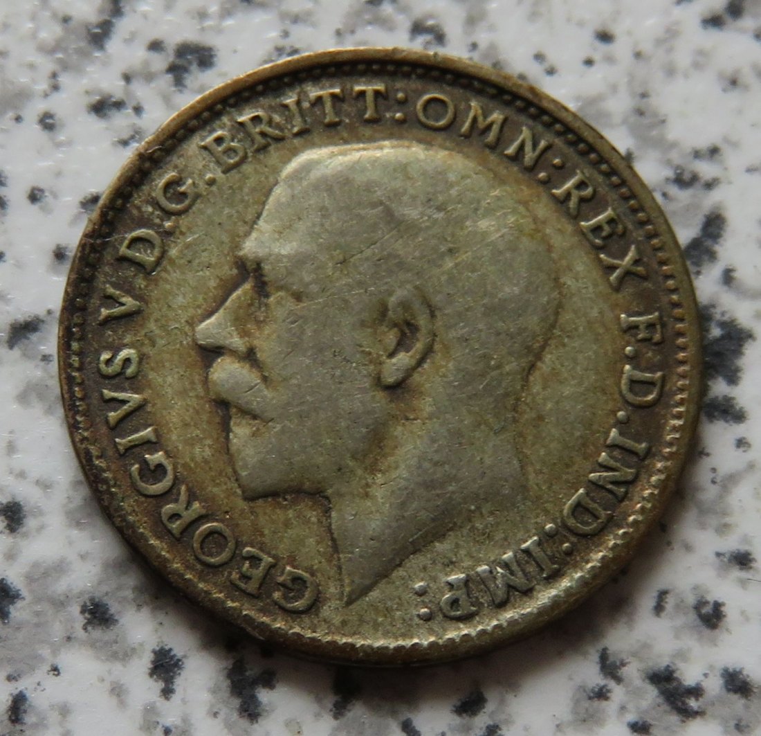  Großbritannien 3 Pence 1921   