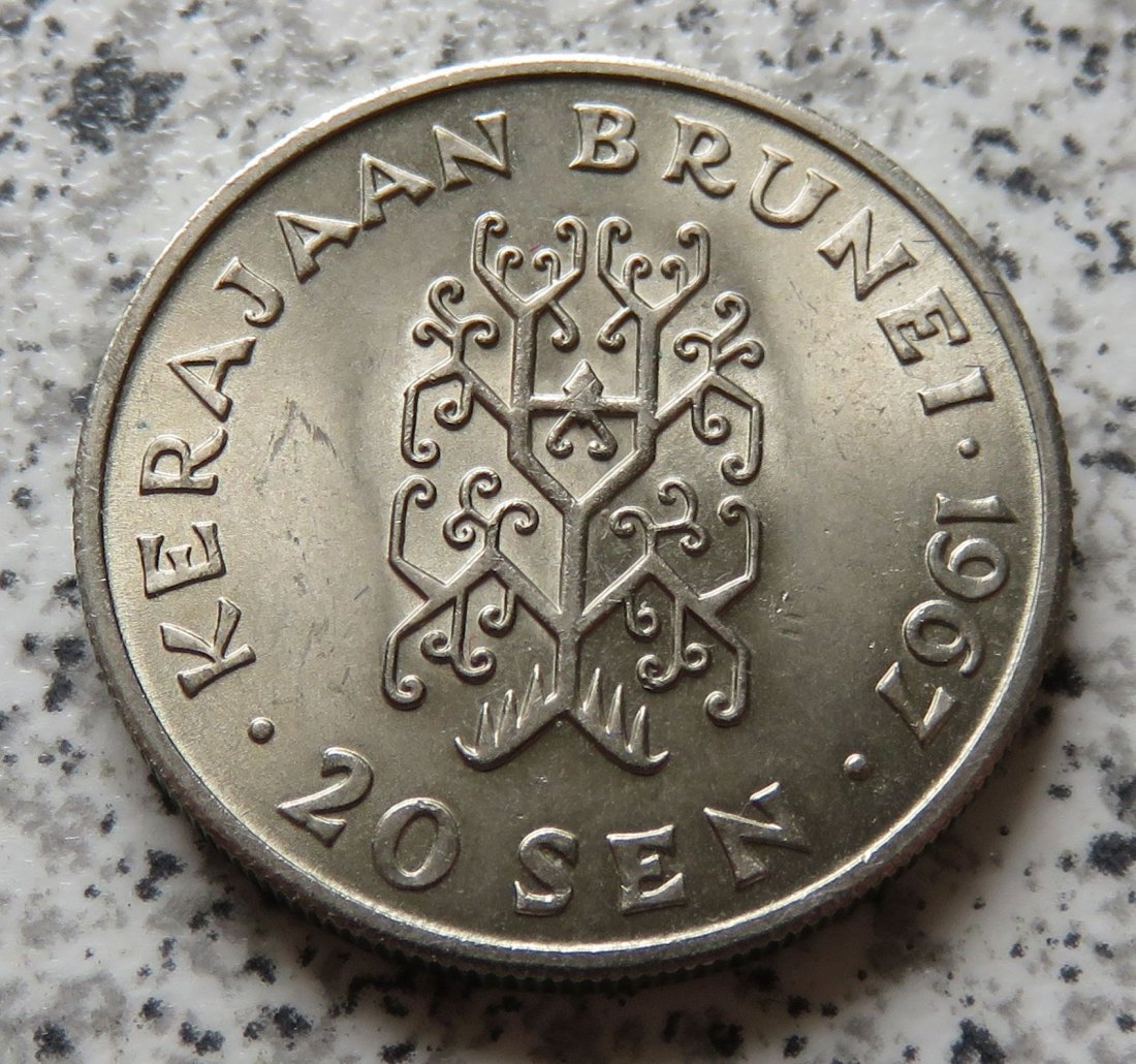  Brunei 20 Sen 1967   