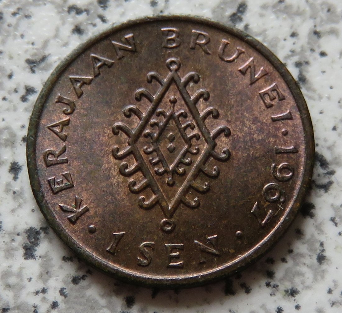  Brunei 1 Sen 1967   