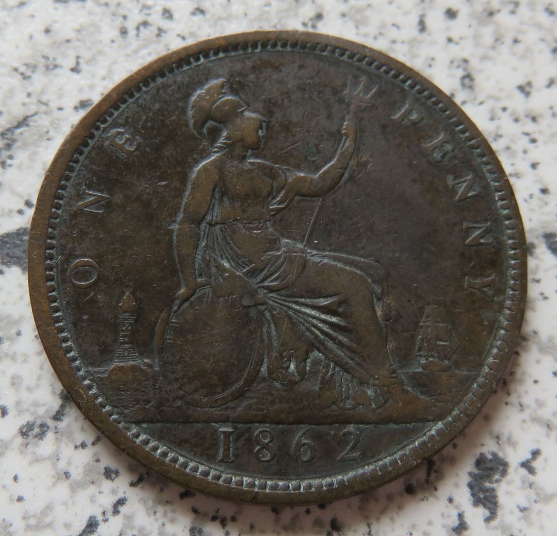  Großbritannien 1 Penny 1862   