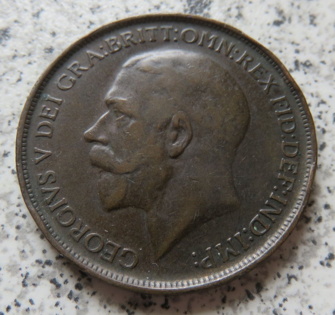  Großbritannien 1 Penny 1912 H (Heaton)   