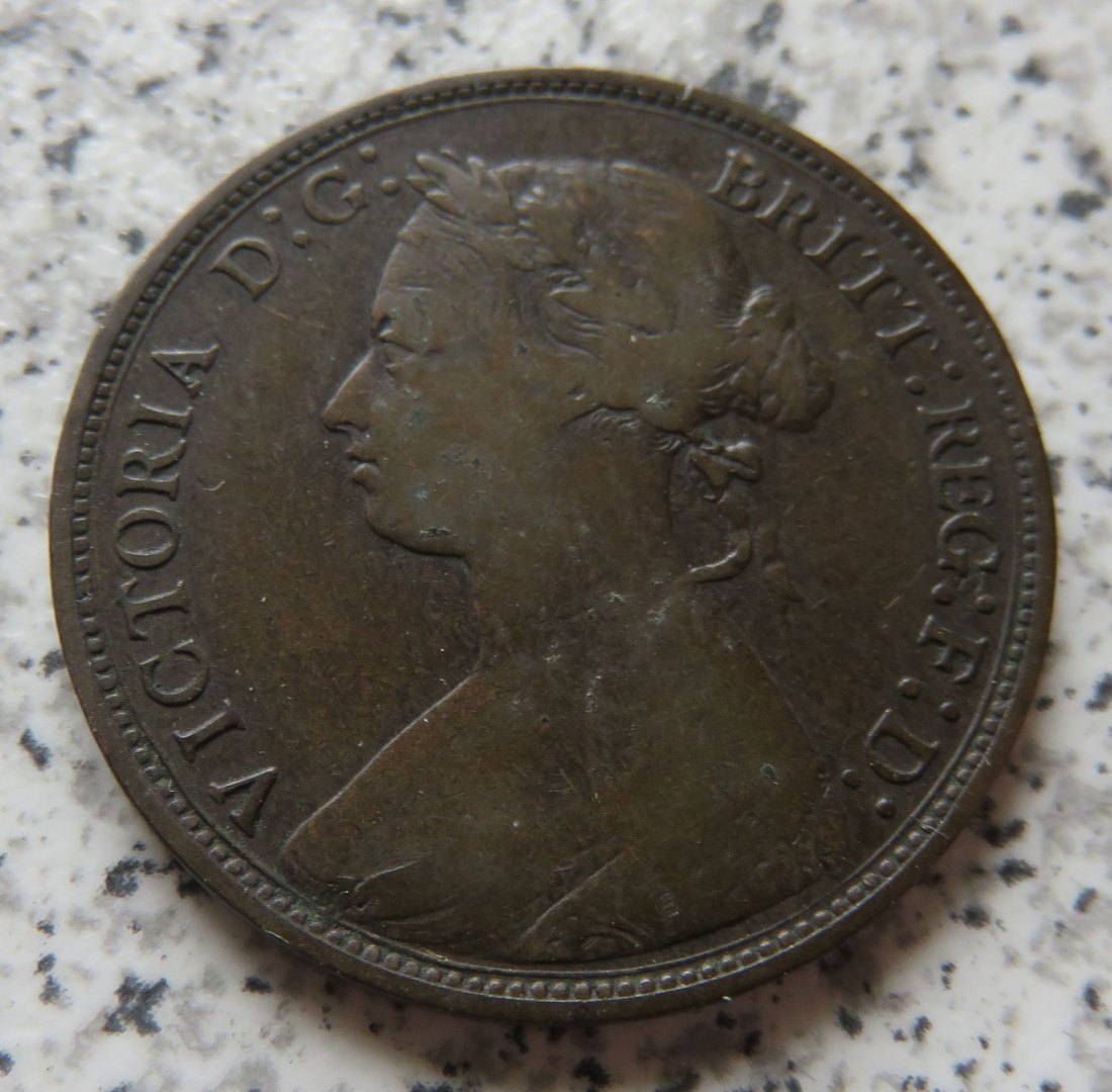  Großbritannien 1/2 Penny 1877   