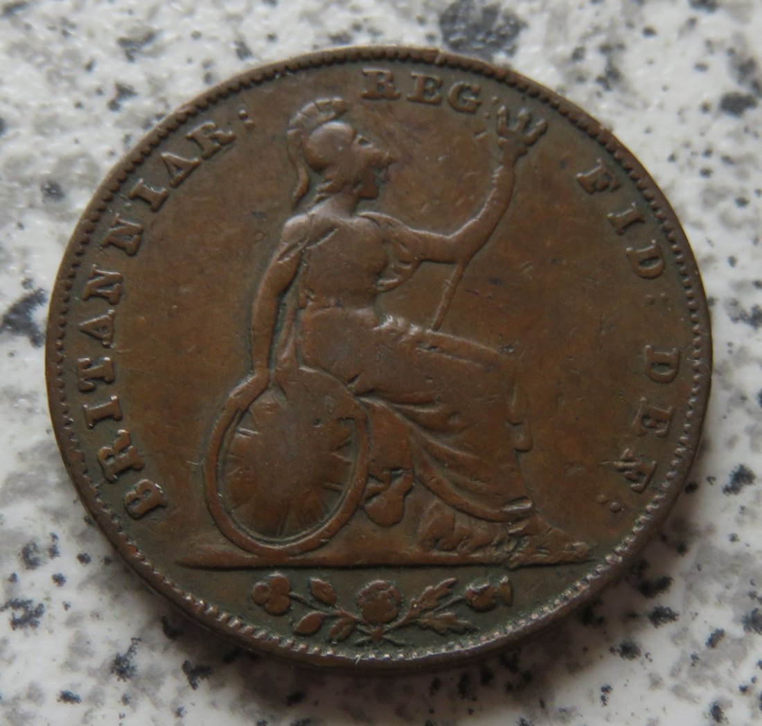  Großbritannien 1 Farthing 1845   