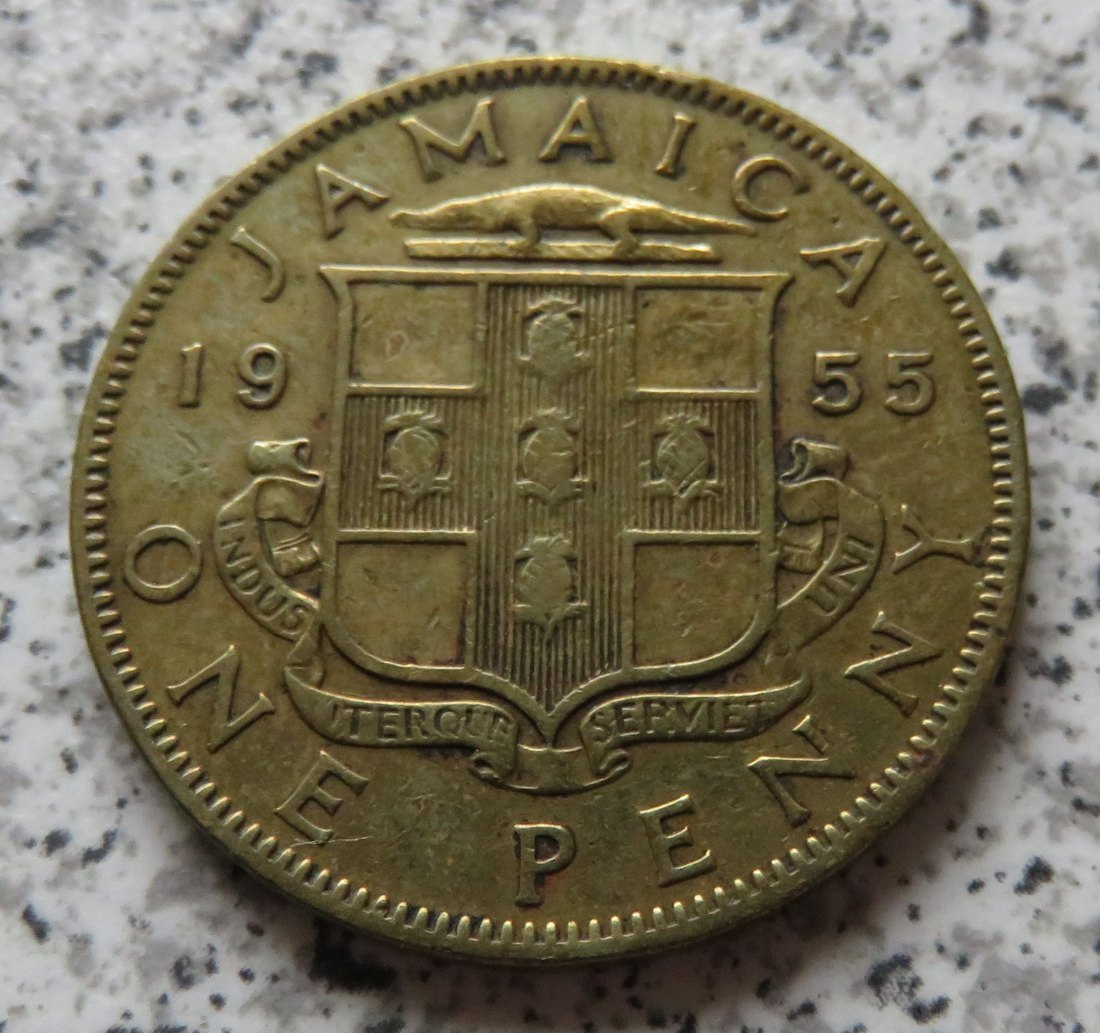  Jamaika 1 Penny 1955   