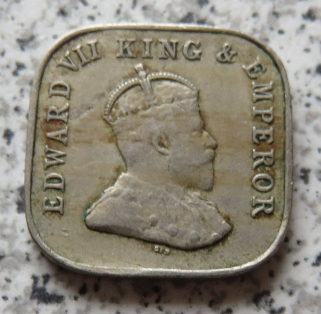  Ceylon 5 Cents 1910   