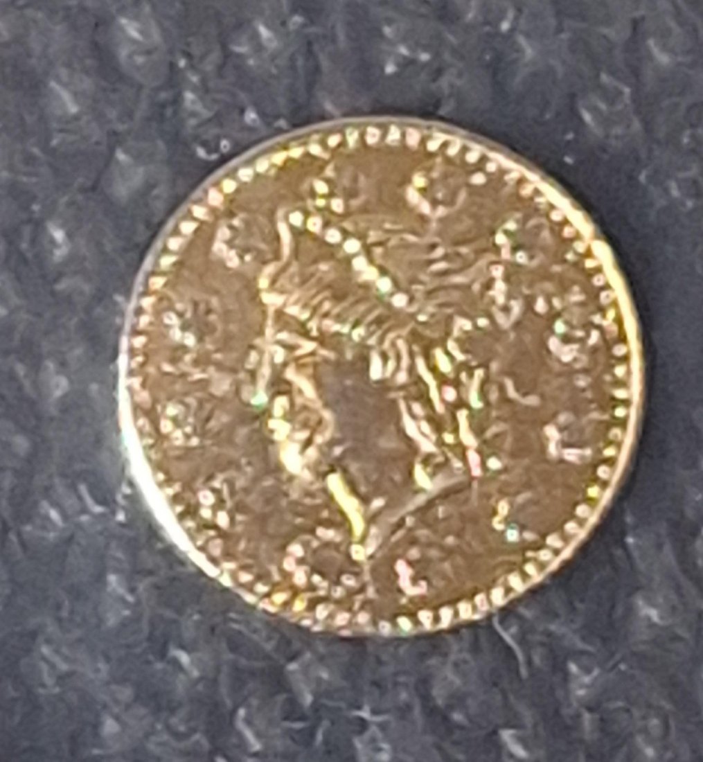  1/4 Dollar Calif. Gold, USA: Nachprägung - Spielgeld - Mümzkopie   
