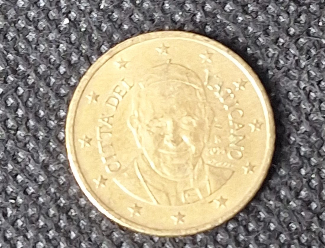  Vatikan 50 Cent 2014, aus dem Umlauf   
