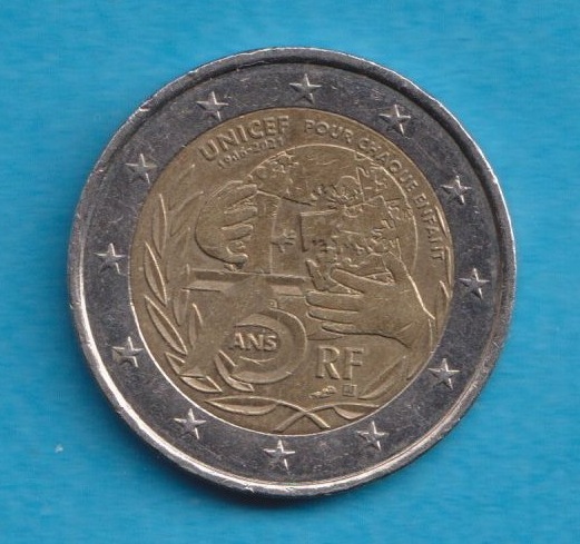 Frankreich 2 Euro 2021 Unicef