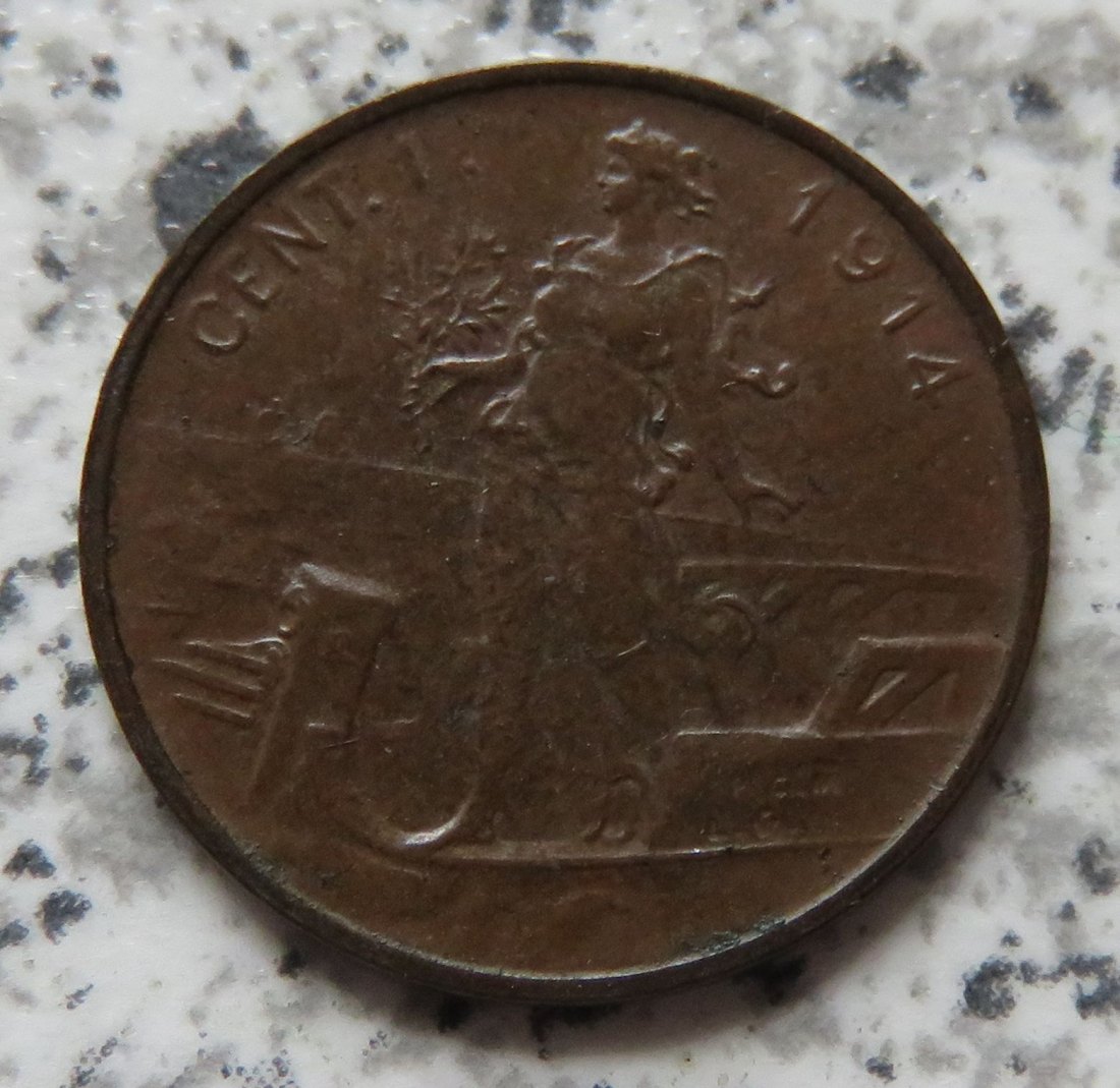  Italien 1 Centesimo 1914   