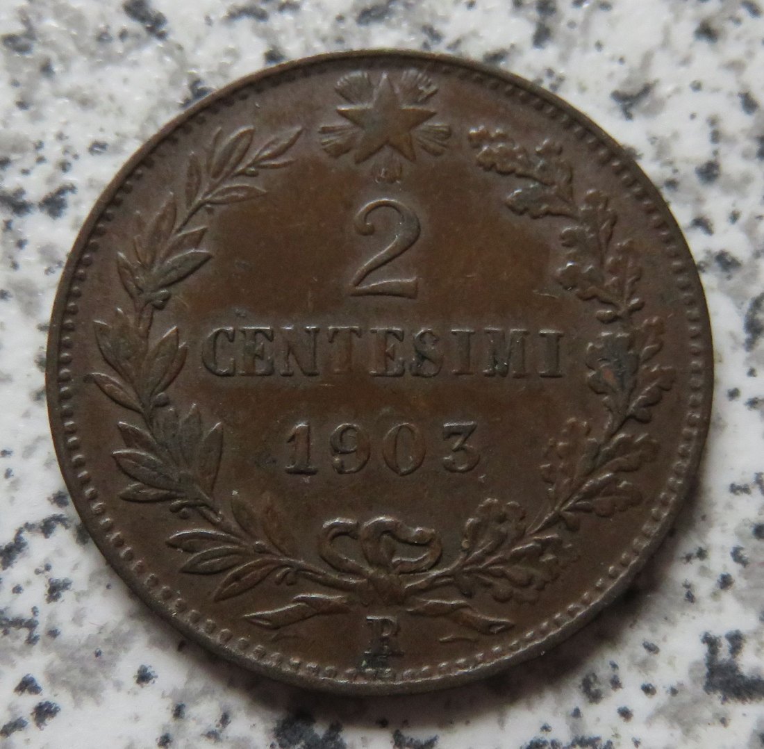  Italien 2 Centesimi 1903   
