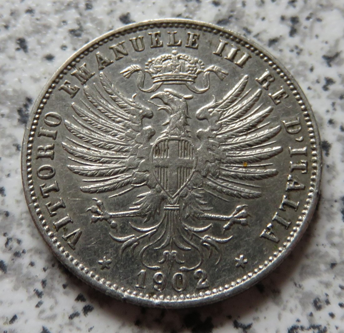  Italien 25 Centesimi 1902 R   