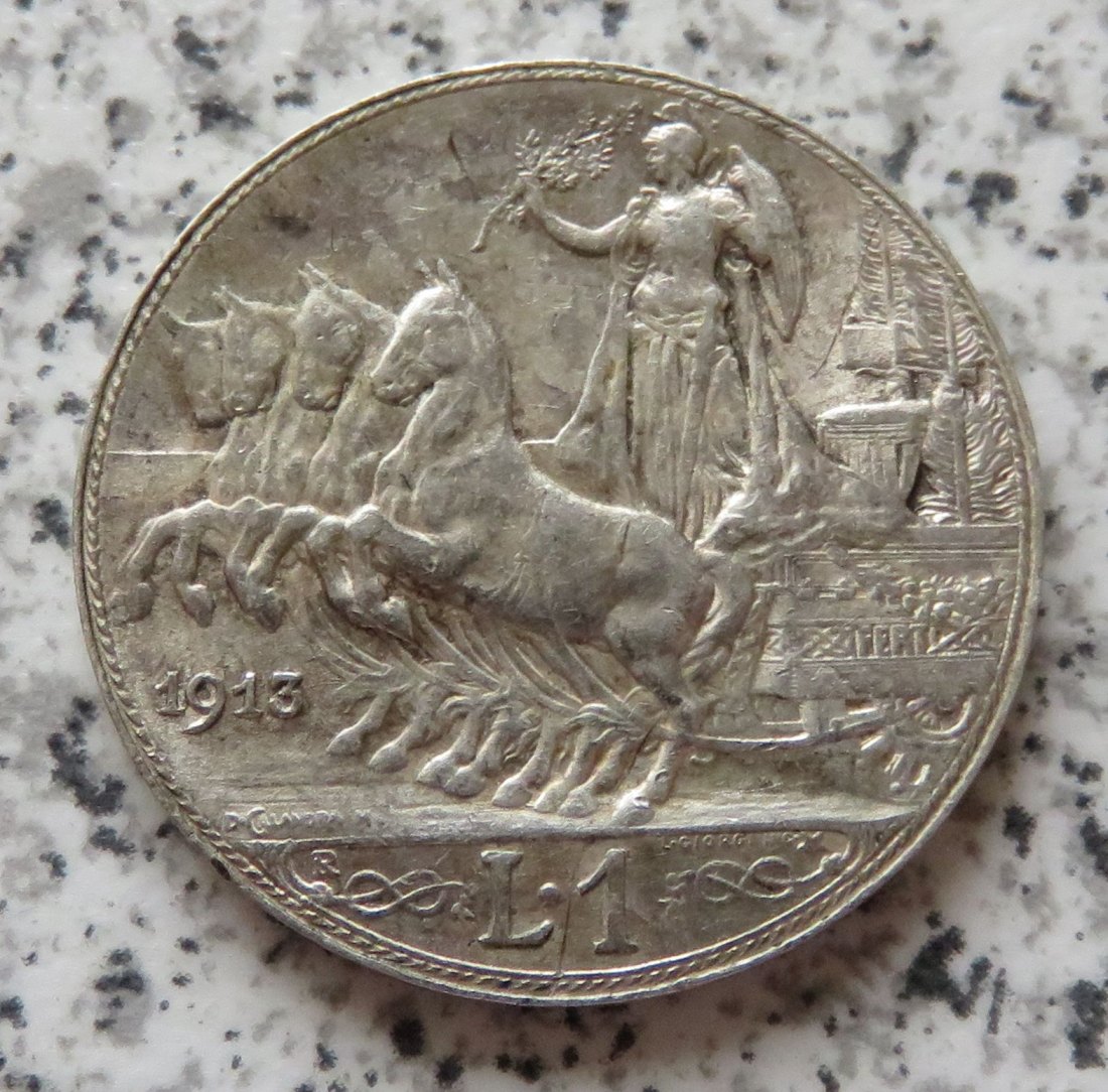  Italien 1 Lira 1913 R   