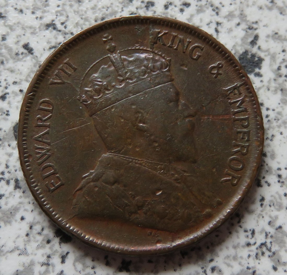  Straits Settlements 1 Cent 1903   