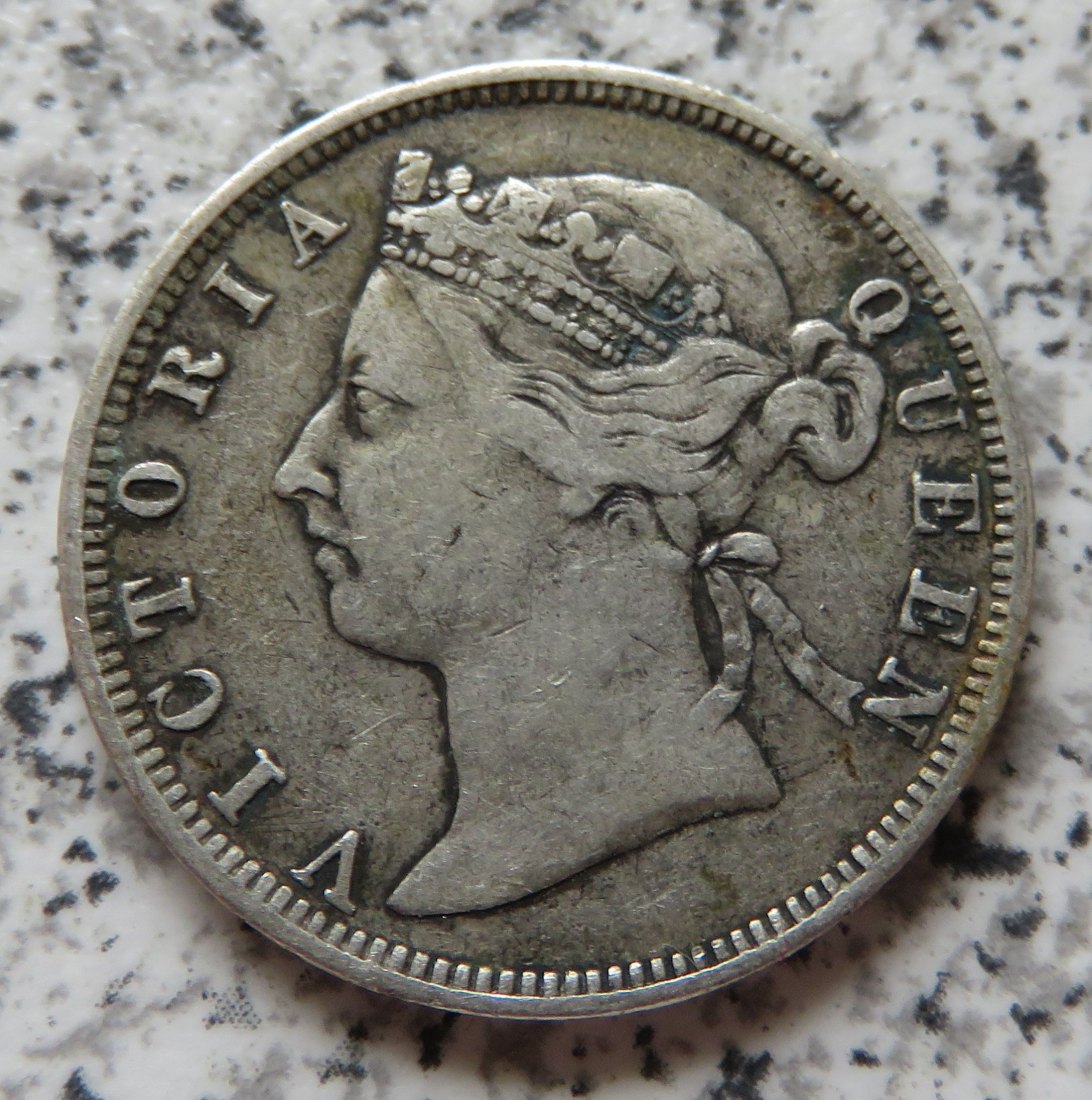  Straits Settlements 20 Cents 1899   